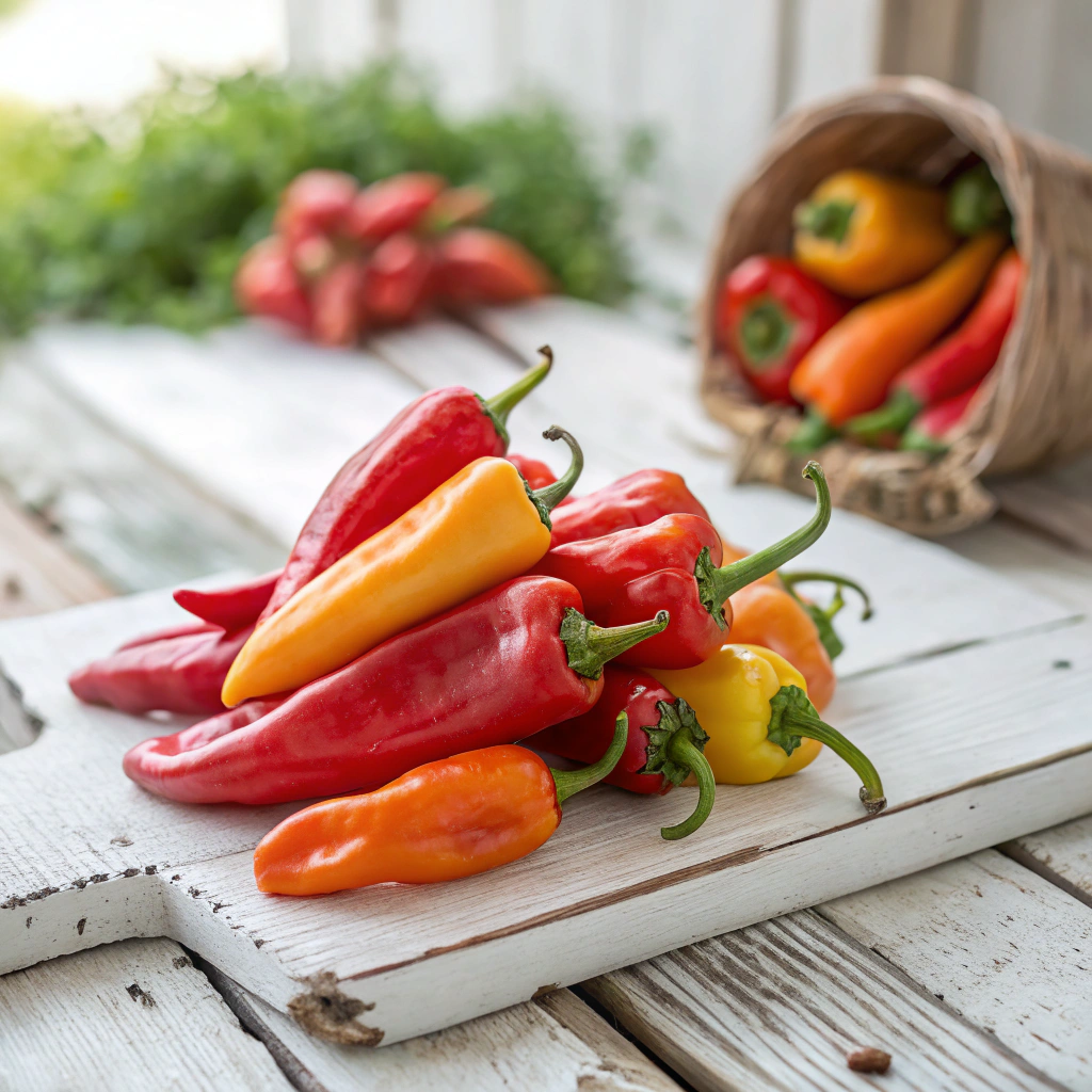 Sweet Long Capsicums