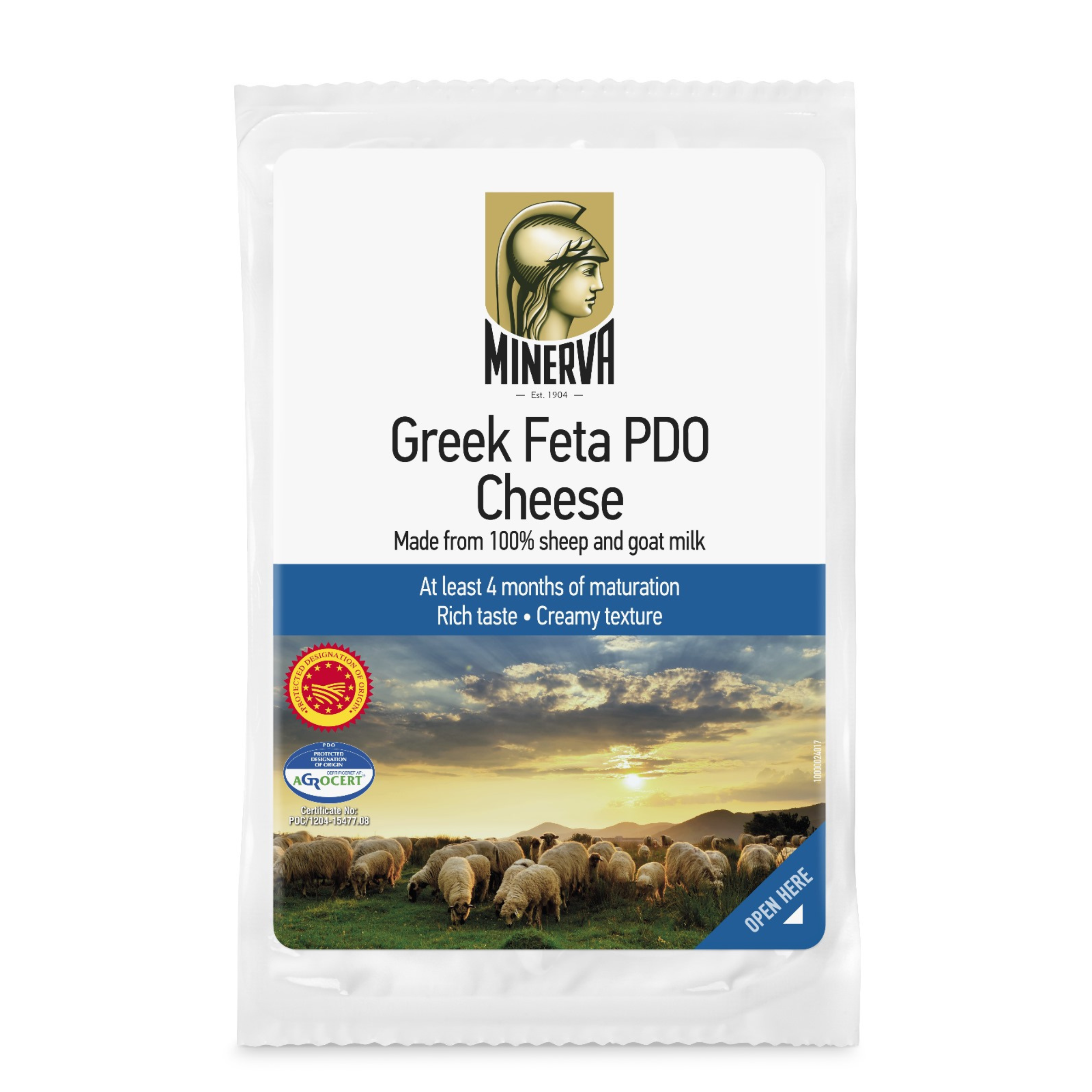 “Minerva” Organic Feta Cheese