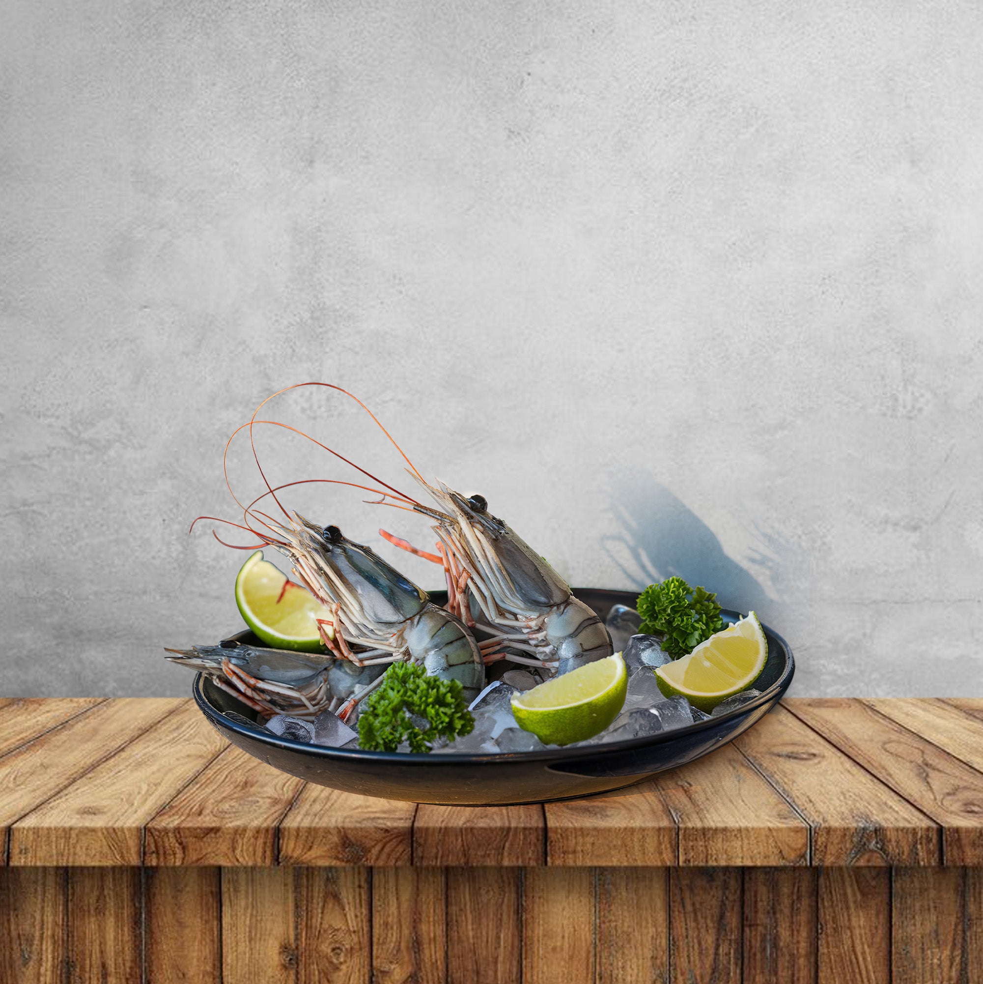 Black Tiger Shrimp 16–20 pc Head-on Shell-on, 1 kg