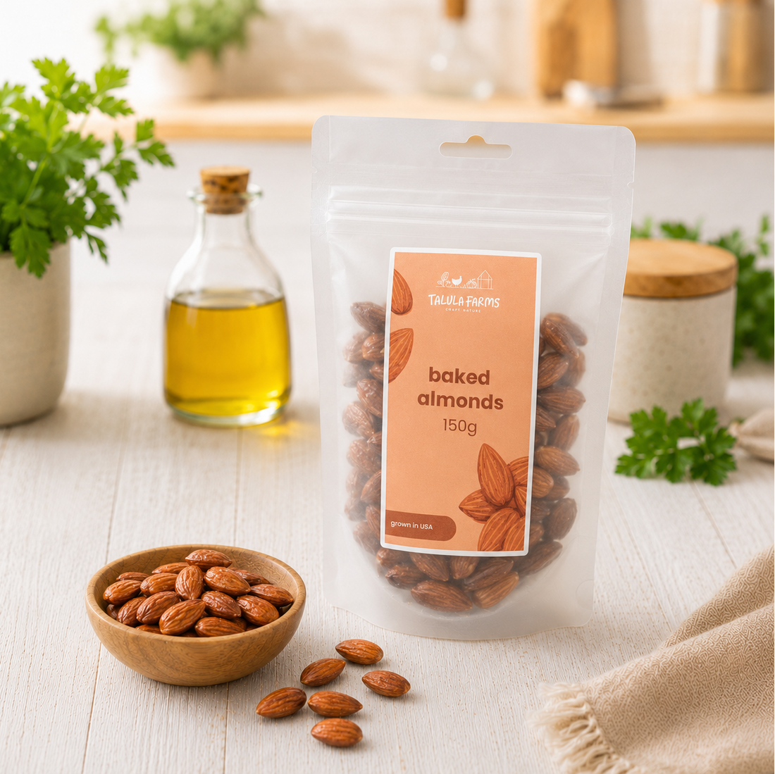 Talula Farms Baked Natural Almonds