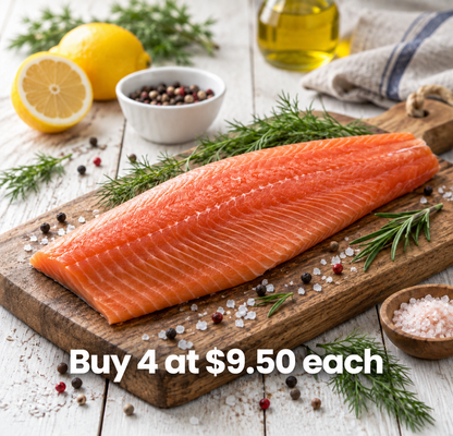 Bakkafrost ASC-Certified Fresh Salmon Fillet 👍 🏷️