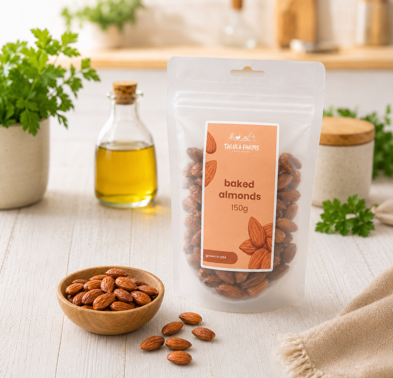 Talula Farms Baked Natural Almonds 🛒