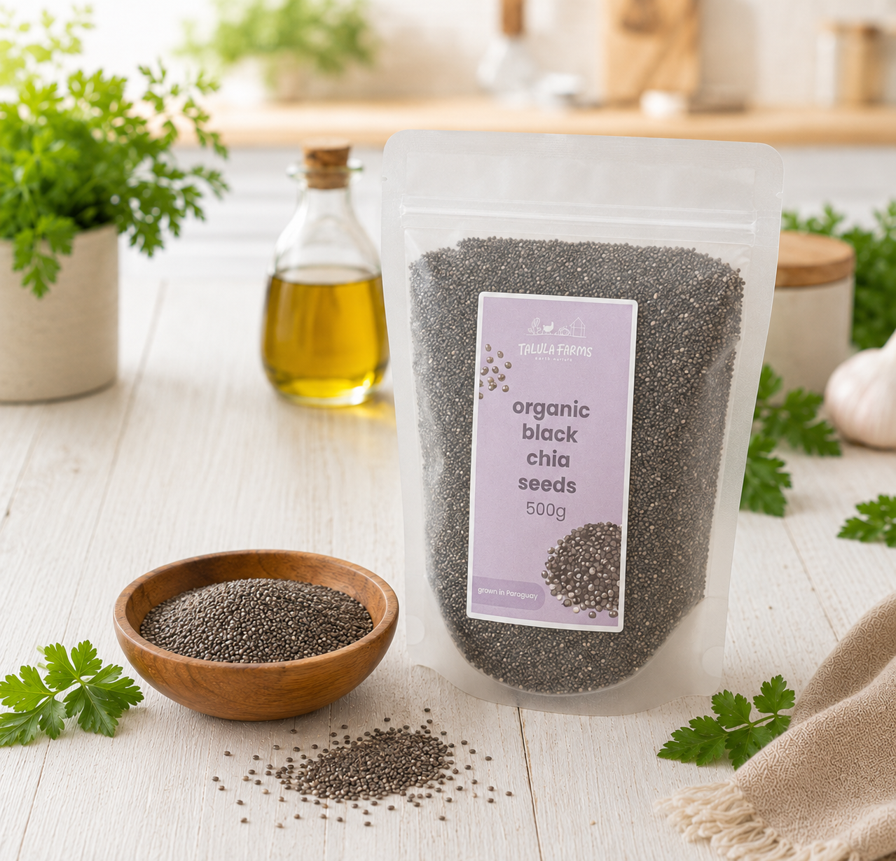 Talula Farms Organic Black Chia Seeds 🌿🛒