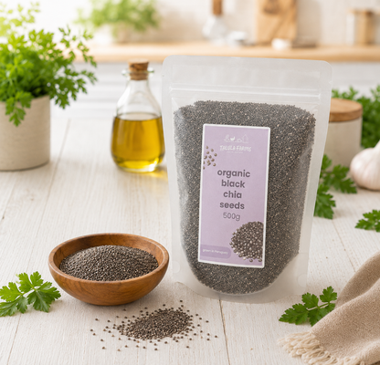 Talula Farms Organic Black Chia Seeds 🌿🛒