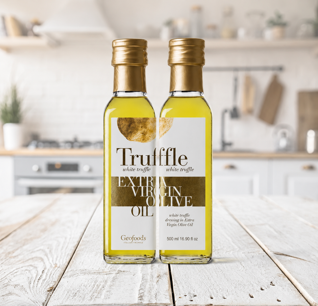 Geofoods Extra-Virgin Olive Oil-based White Truffle Oil 🏷️