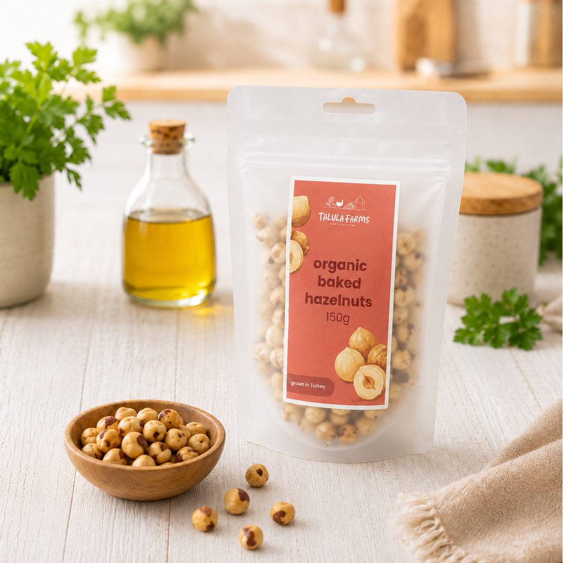Talula Farms Baked Organic Hazelnuts 🌿