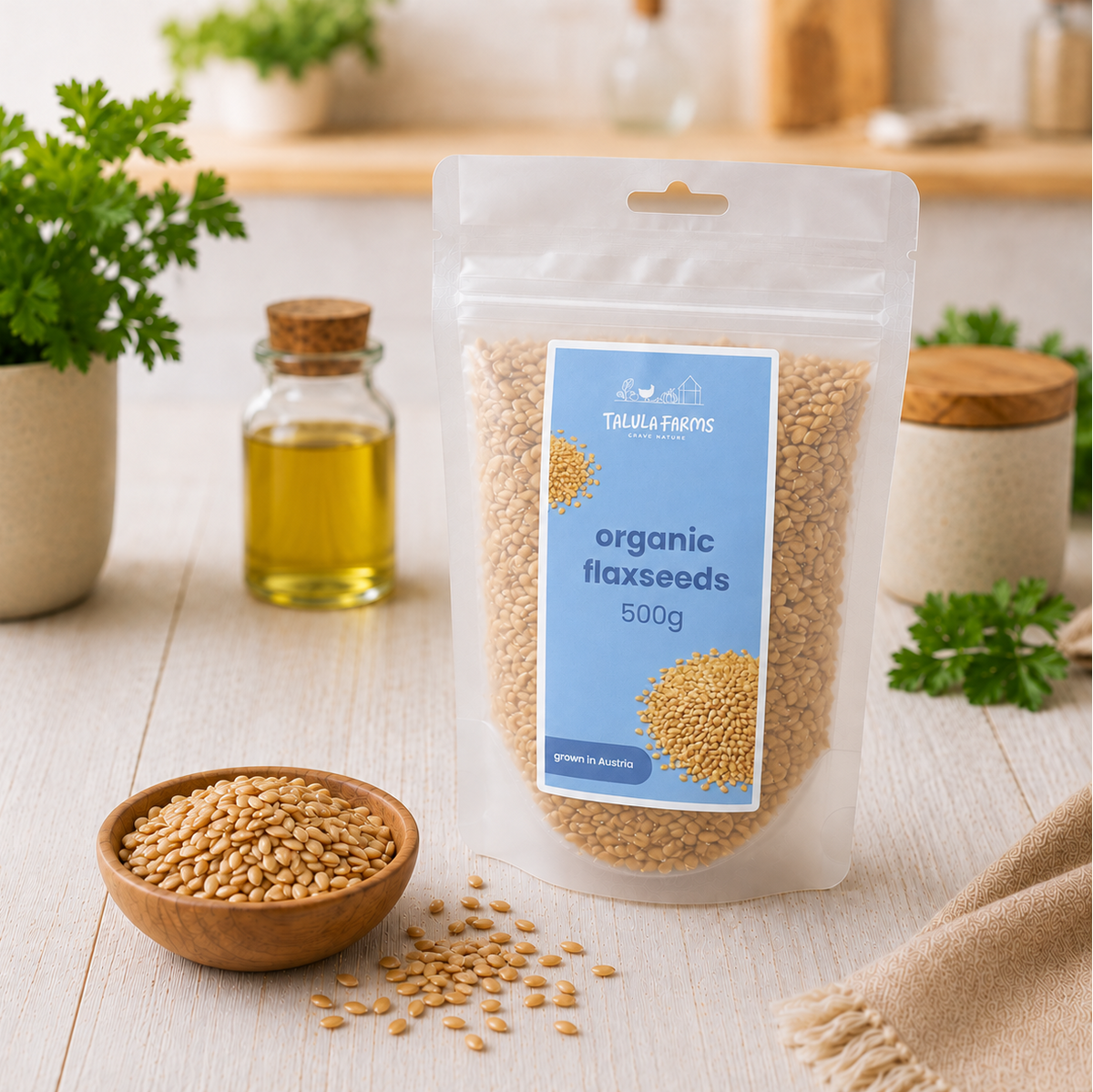 Talula Farms Organic Flaxseeds 🌿 🛒