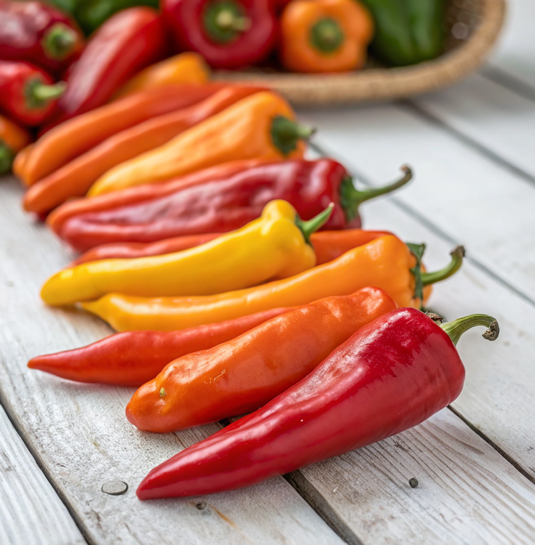 Sweet Long Capsicums 🌿