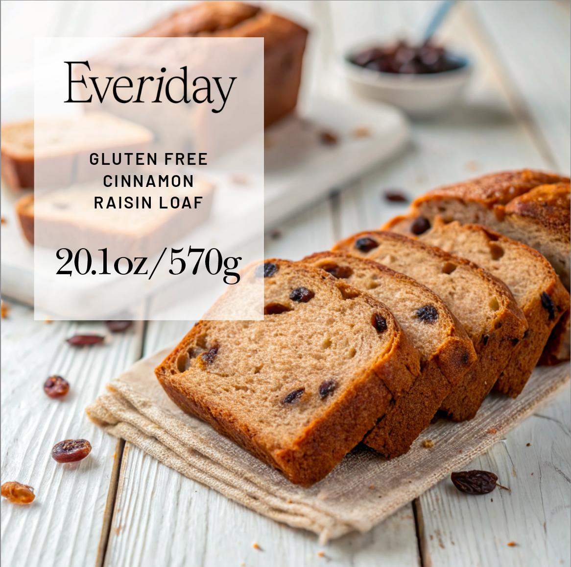 Gluten Free Cinnamon Raisin Loaf