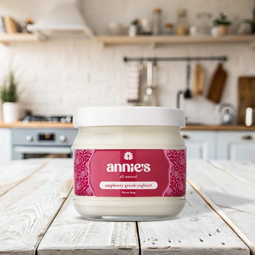 Raspberry Yoghurt Jar